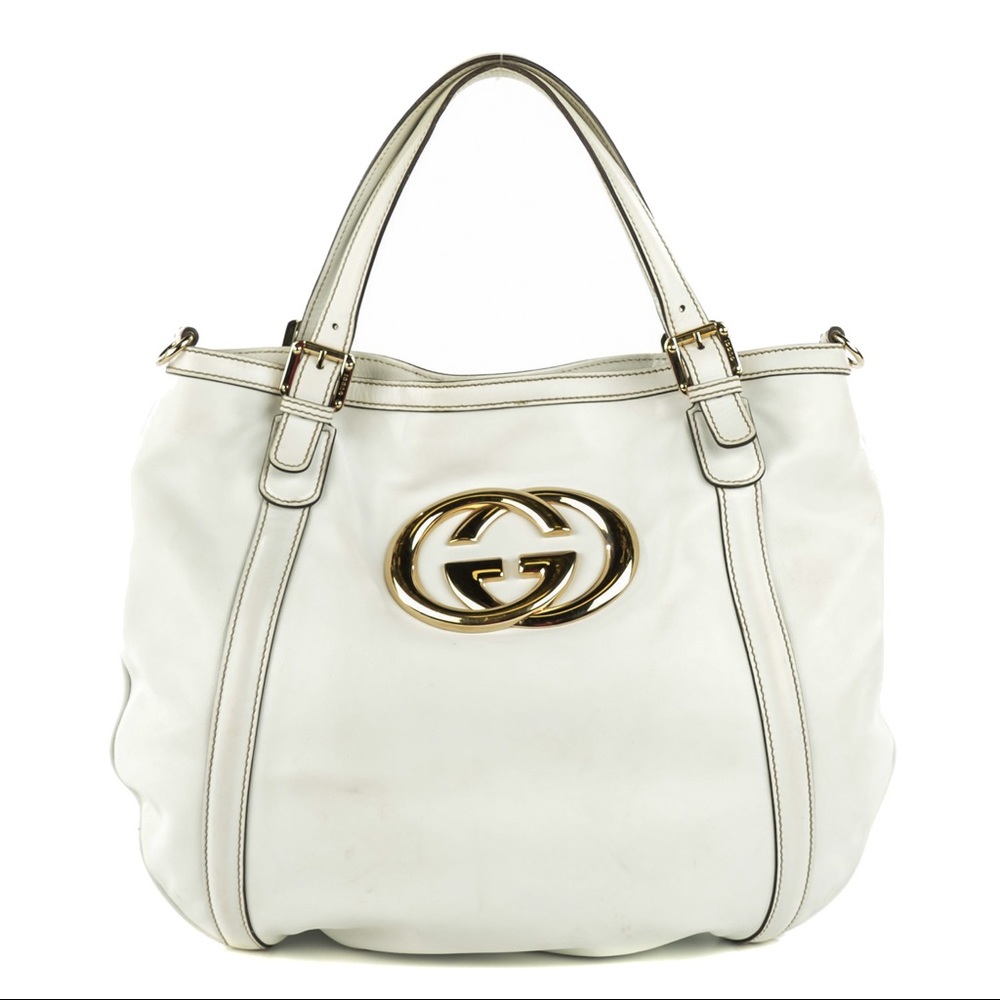 Calfskin Medium Britt Hobo Off White